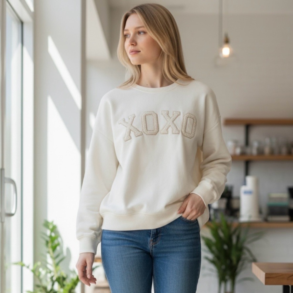 Cupcakes & Cashmere White Sweatshirt